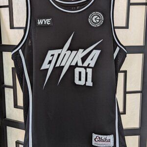 Athletic Ethika Bolt Logo Black Basketball Jersey 01. Perfect Condition.